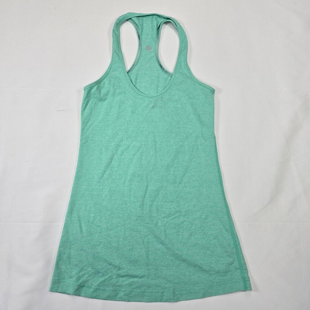 Lululemon Women's Mint Green Tank Top Pullover Yoga Size 4